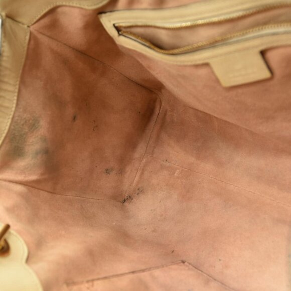 $2390 Gucci GG Supreme Monogram Medium Padlock Tote White Guccissima - Picture 14 of 16